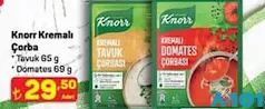 KNORR KREMALI ÇORBA 65 G fiyat ve kampanya bilgisi